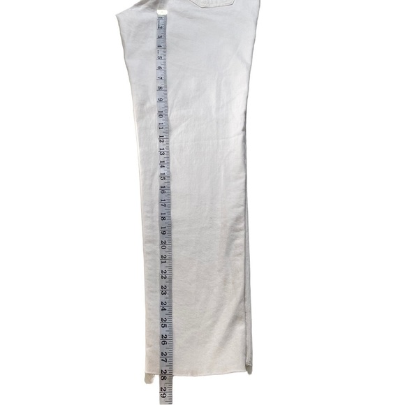 Calvin Klein Ankle Skinny Women Ivory Wash Jeans Sz 12 x28 NWT Denim Stretch - Picture 11 of 14